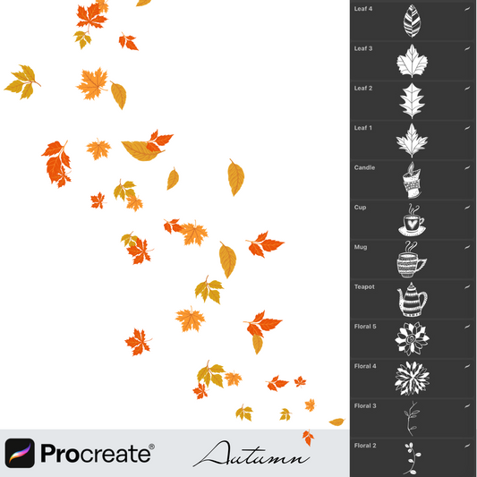 46 Autumn Brushes